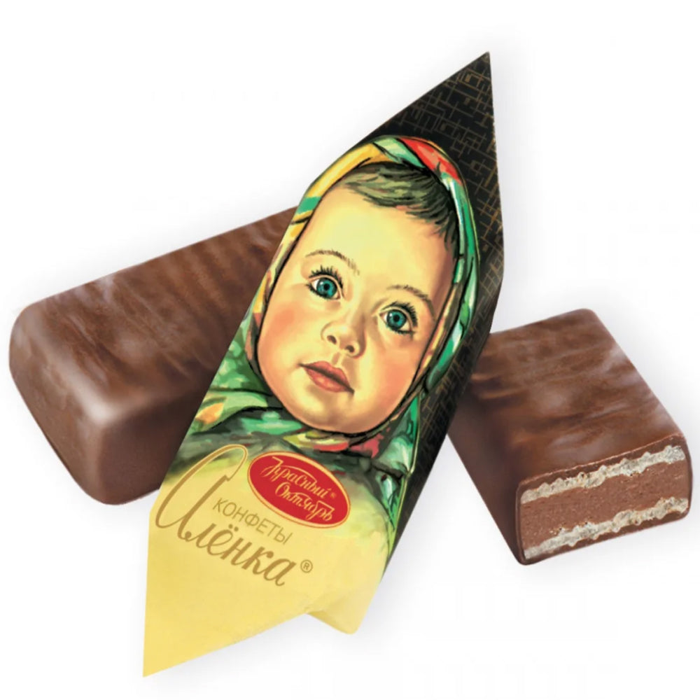 KRASNIY OKTYABR ALENKA CHOCOLATE CANDIES 0.5 lb