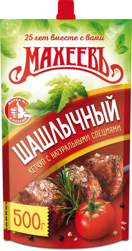 MAHEEV TOMATO KETCHUP SHASHLYCHNIY 500g / МАХЕЕВ КЕТЧУП ШАШЛЫЧНЫЙ 500гр