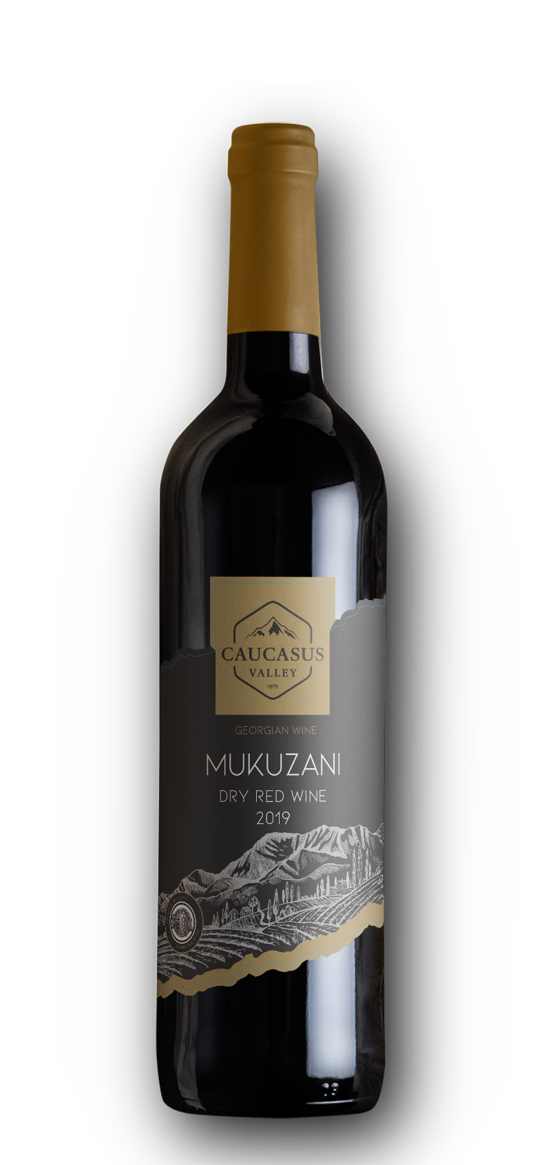 CAUCASUS VALLEY GEORGIAN MUKUZANI RED DRY WINE 750ml
