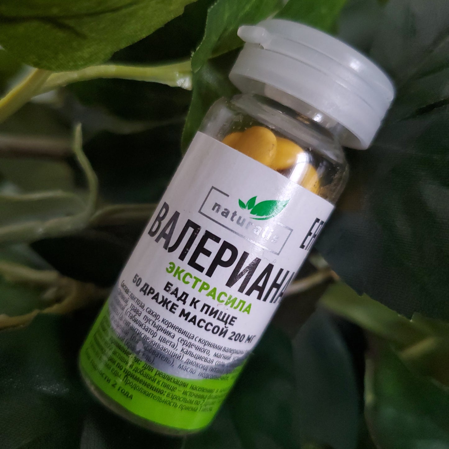NATURALIS VALERIAN EXTRACT 200mg / ВАЛЕРИАНЫ ЭКСТРАКТ 50tb