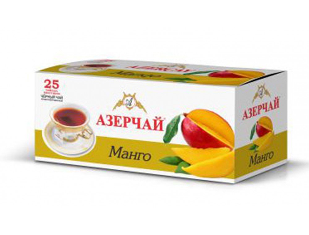 AZERCHAY MANGO FRUIT BLACK TEA 25tb 45g
