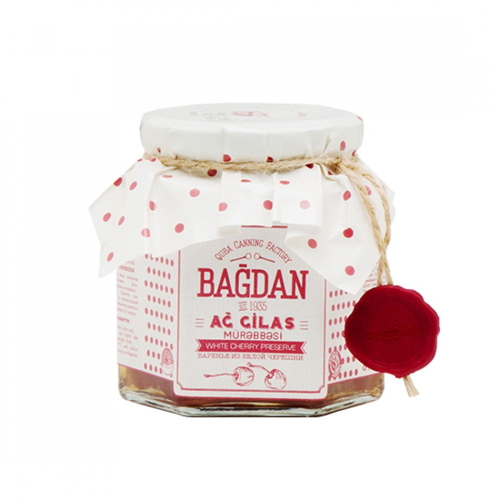 BAGDAN WHITE CHERRY PRESERVE 400g