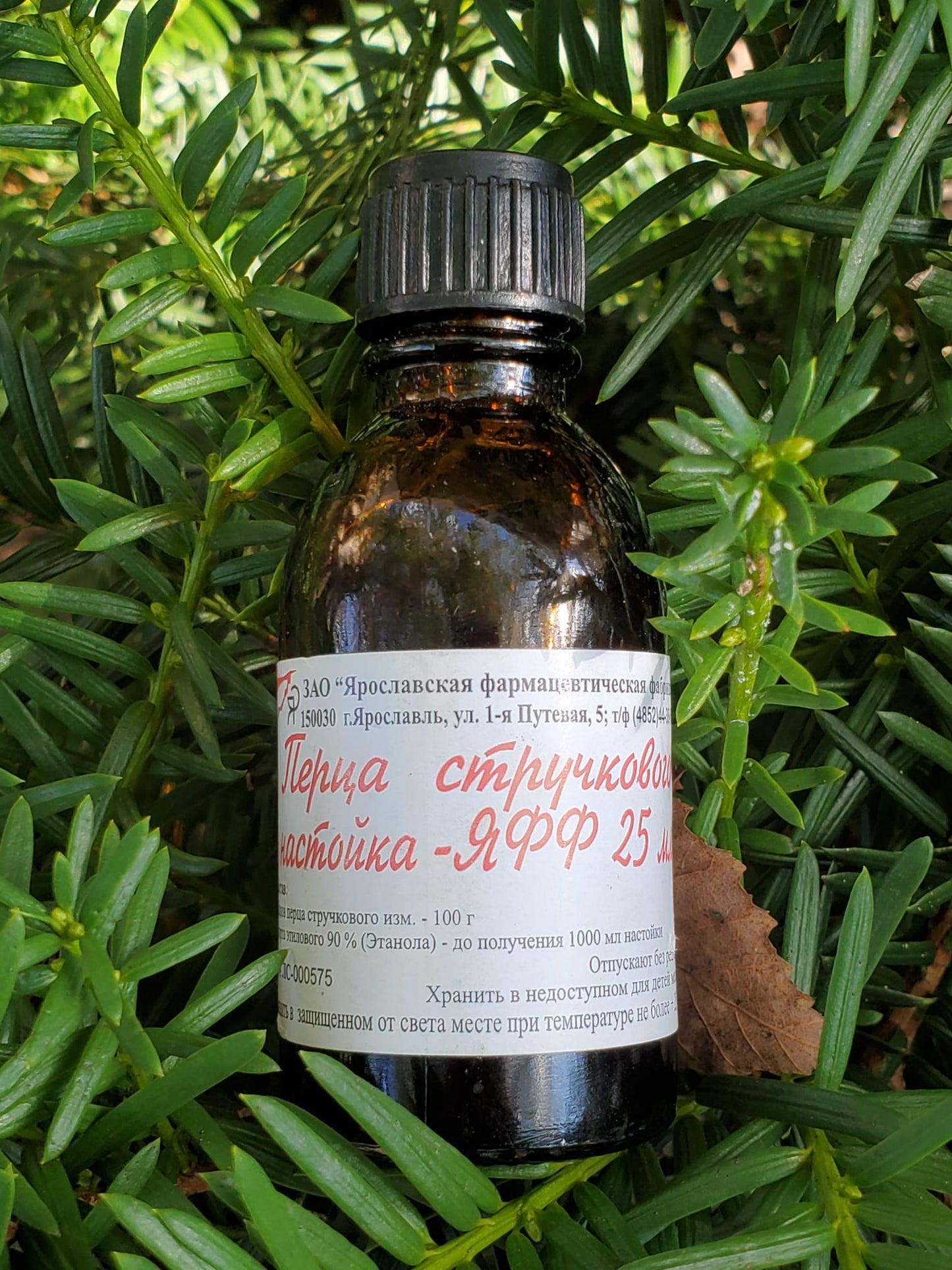 CAPISCUM INFUSION / НАСТОЙКА ПЕРЦА СТРУЧКОВОГО 25ml
