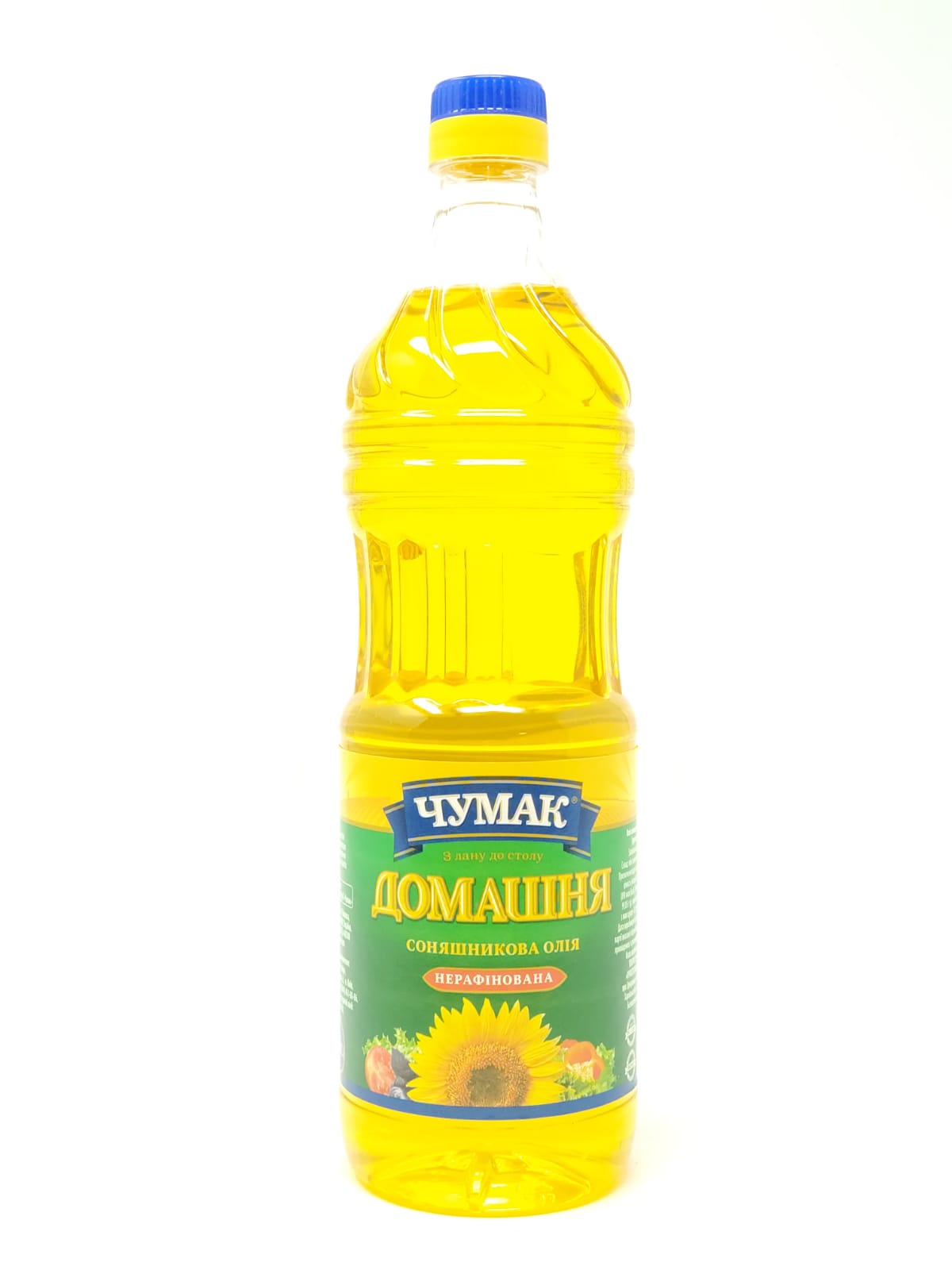 CHUMAK SUNFLOWER OIL UNREFINED 0.9l