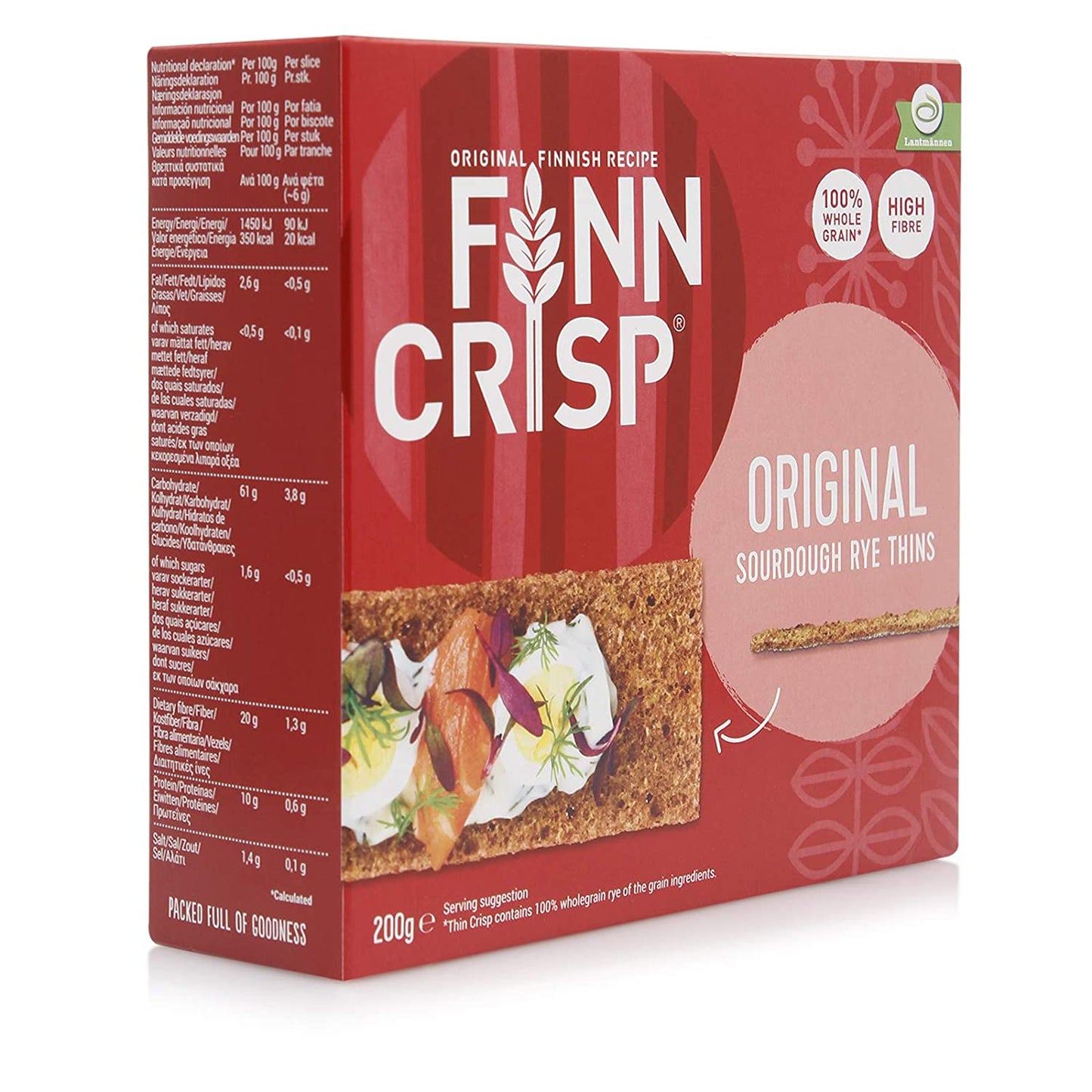 FINN CRISP ORIGINAL WHOLE GRAIN 200g
