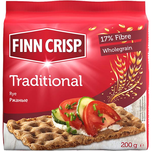 FINN CRISP TRADITIONAL WHOLE GRAIN 200g