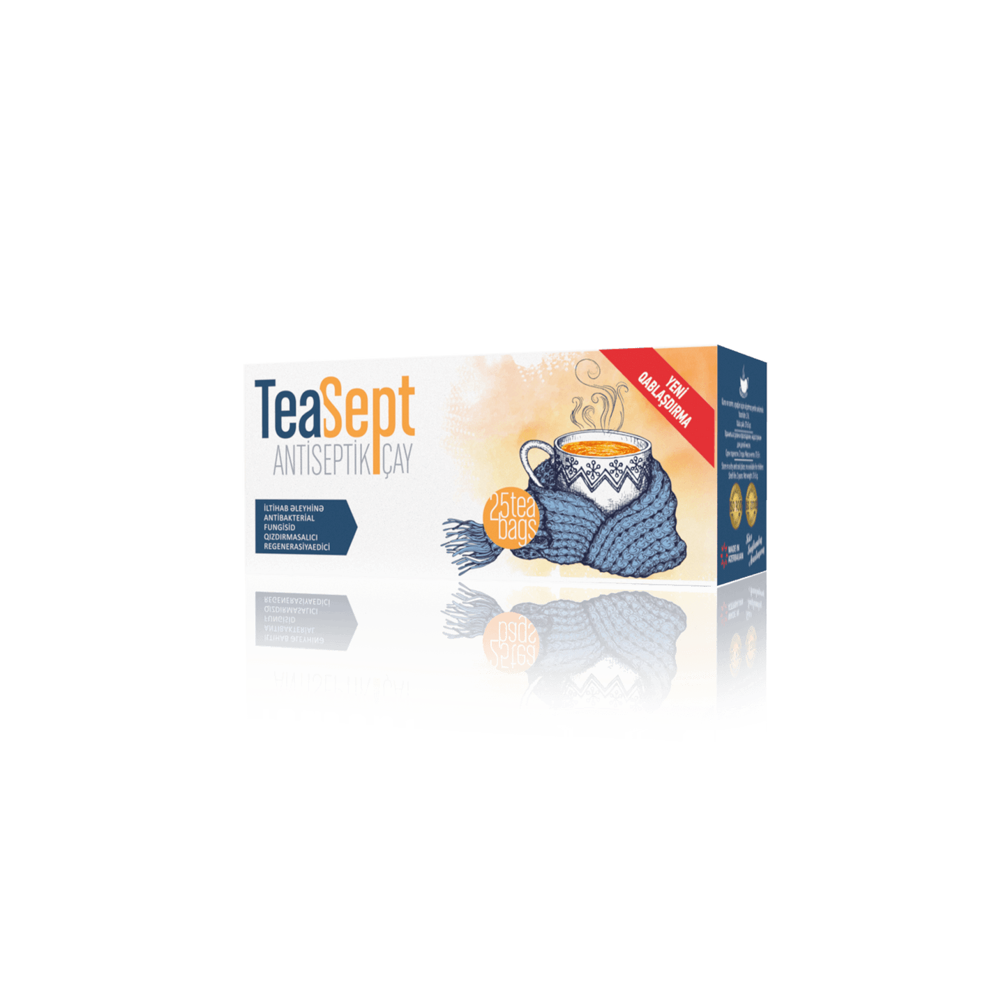 HERBA FLORA TEASEPT ANTISEPTIC TEA 25 BAGS 37g