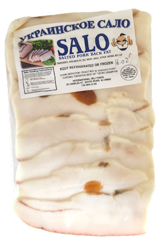 IDF UKRAINIAN SALTED PORK FAT / SALO $21.99/lb