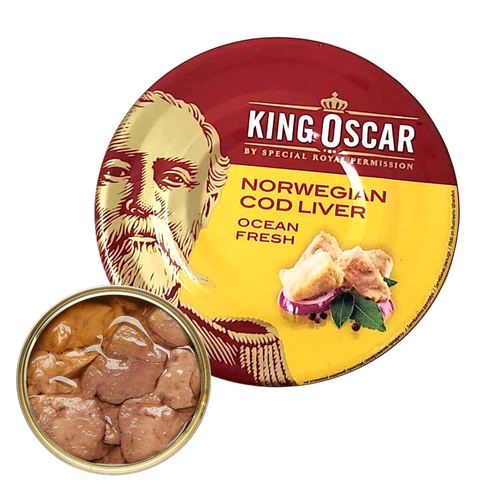 KING OSCAR NORWEGIAN COD LIVER 190g