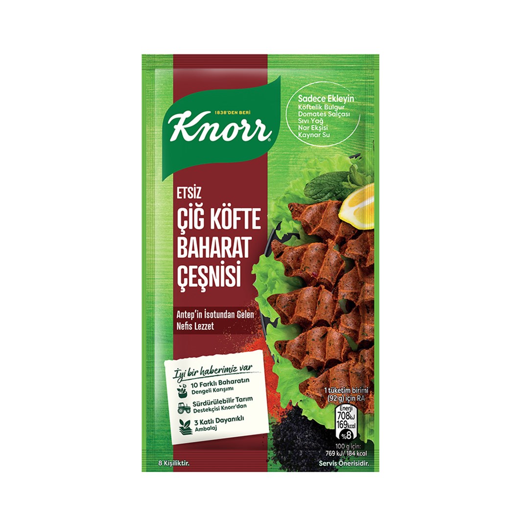 KNORR 5 MINUTE BULGUR CIG KOFTE WITHOUT MEAT 120g