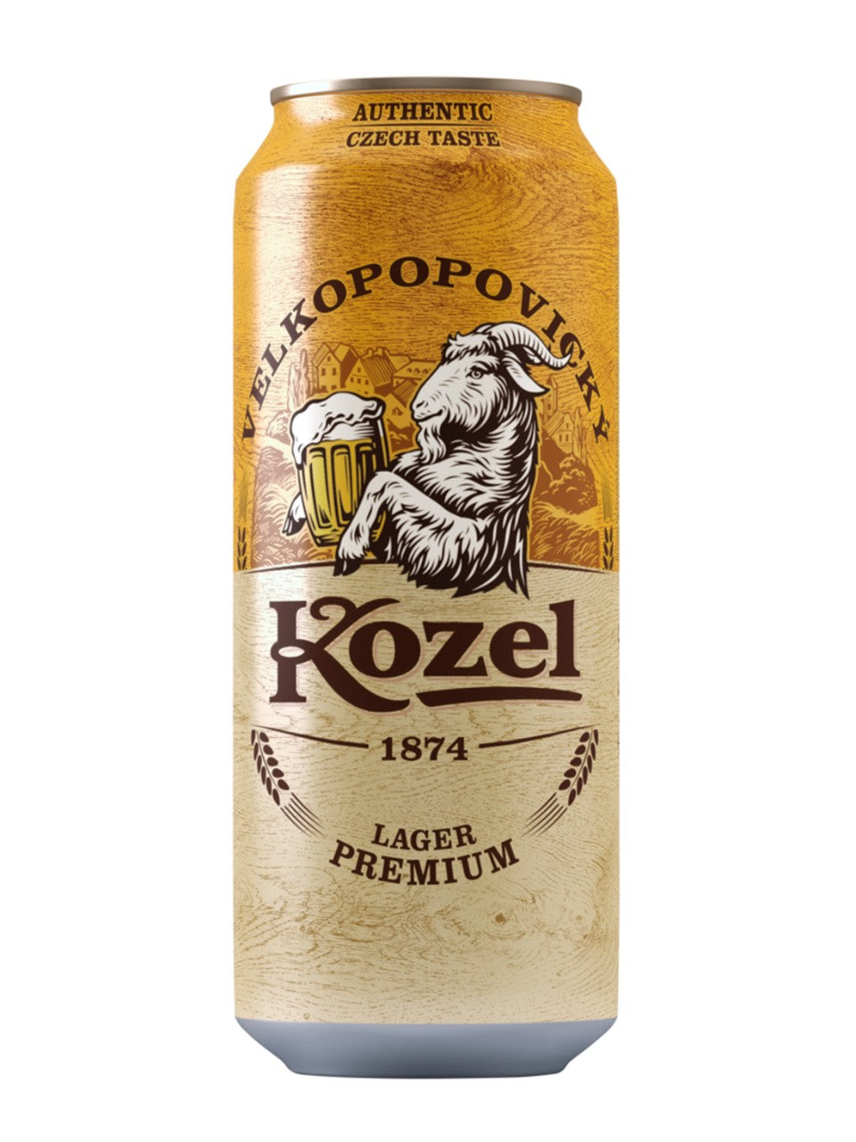 KOZEL LEZAK CZECH LAGER BEER 4.6% ALC 500ml 4CAN/PACK
