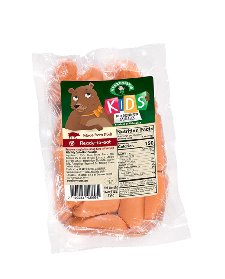 KREKENAVOS PORK MINI SAUSAGES FOR KIDS 1lb