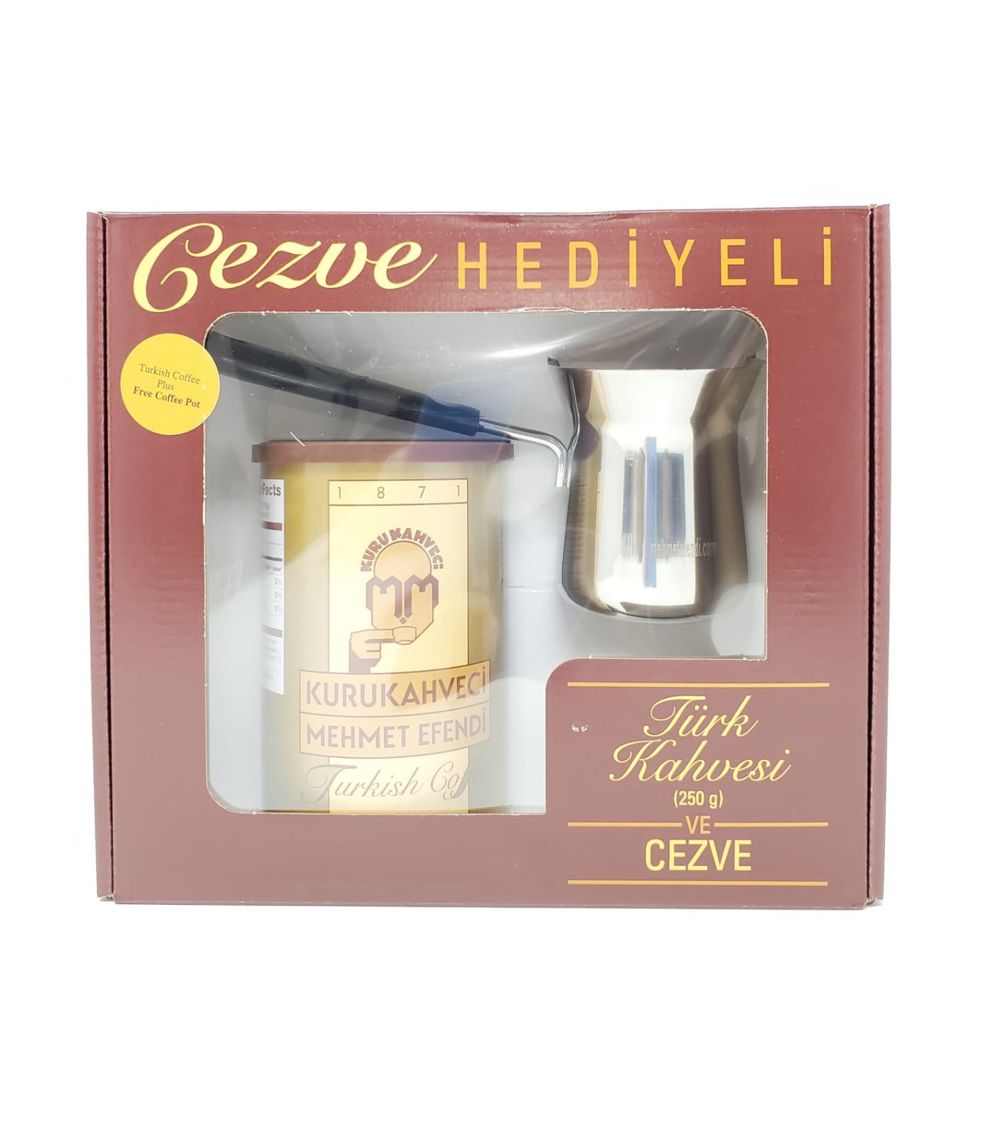 MEHMET EFENDI TURKISH COFFEE 250g / COFFEE POT