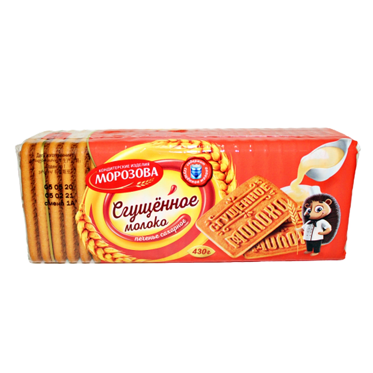 MOROZOVA CONDENCED MILK COOKIES / ПЕЧЕНЬЕ СГУЩЕННОЕ МОЛОКО 430g