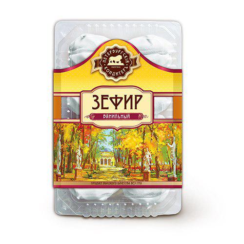 PETERBURGSKIY KONDITER VANILLA ZEFIR / EUROPEAN MARSHMALLOW 420g
