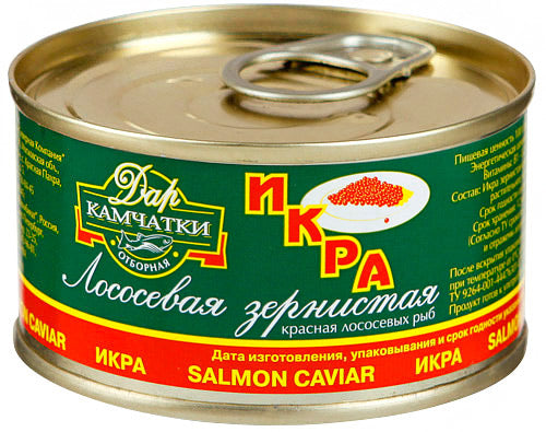 DARI KAMCHATKI RED CAVIAR SALMON / ZERNISTAYA 140g