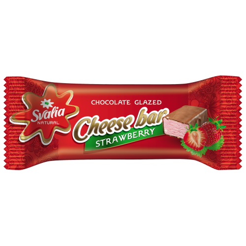 SVALIA GLAZED CURD BAR STRAWBERRY 45g