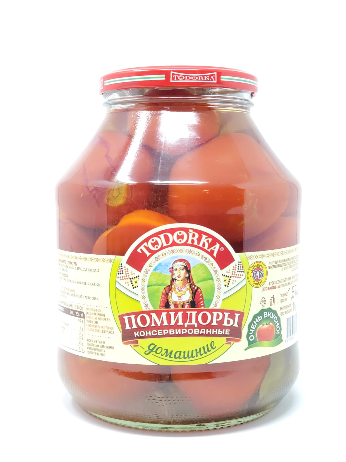 TODORKA TOMATOES HOME STYLE / DOMASHNIE 1670g