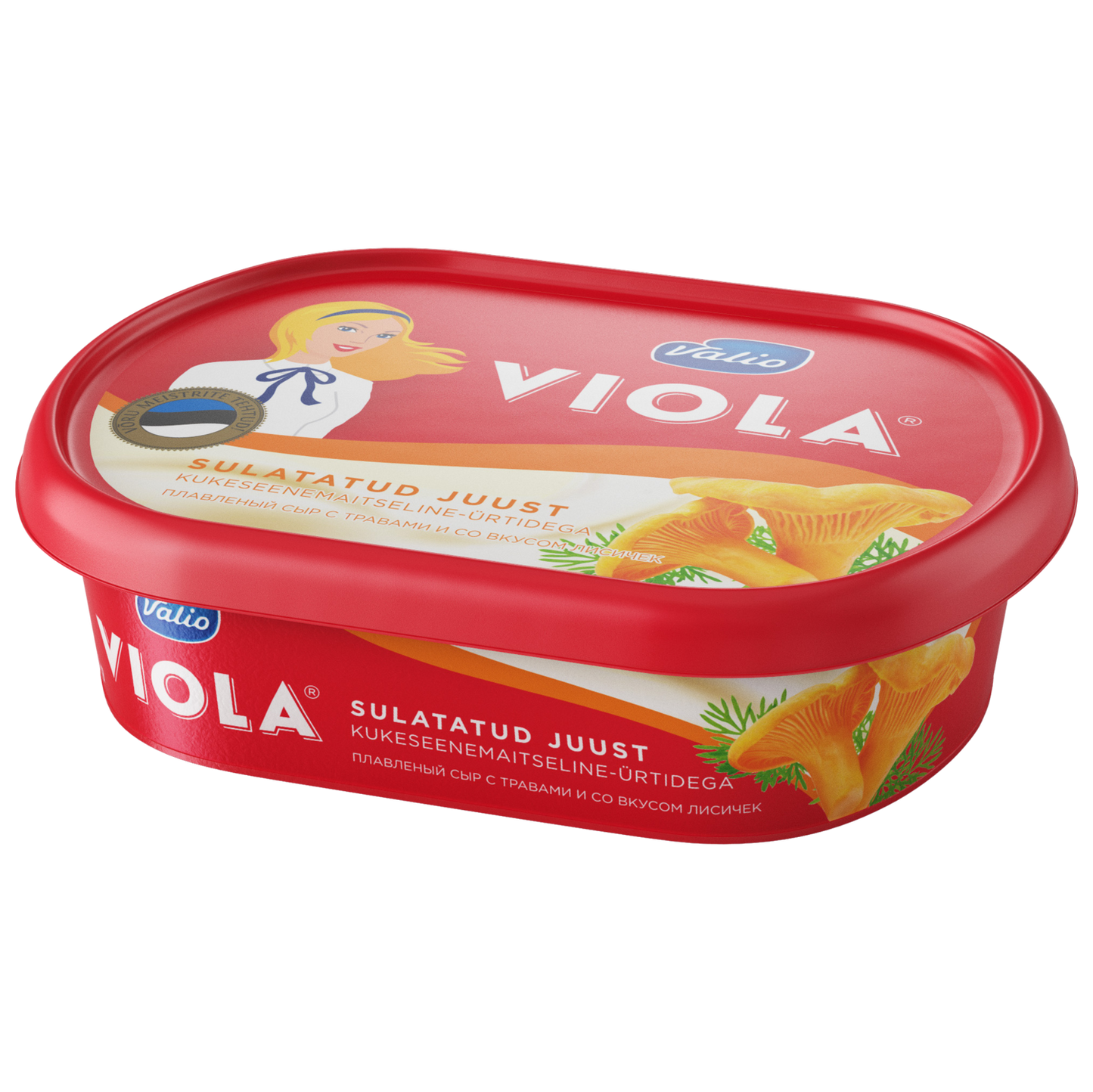 VIOLA PREMIUM QUALITY PASTEURIZED CHEESE WITH CHANTERELLES AND HERBS 185g