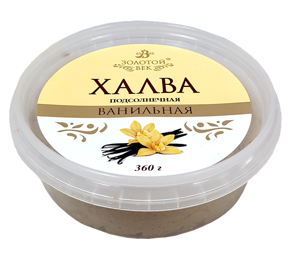 ZOLOTOY VEK HALVA SUNFLOWER VANILLA 360g