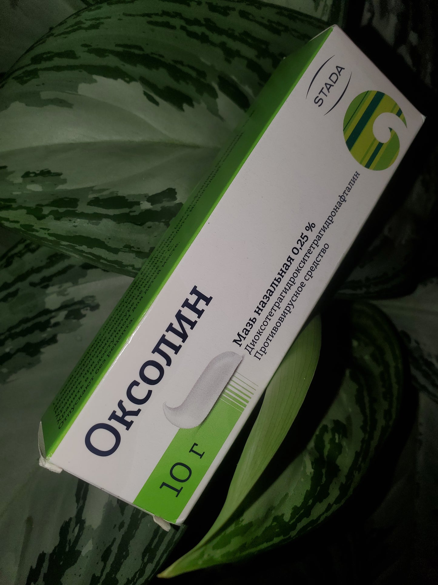 OKSOLIN OINTMENT / МАЗЬ ОКСОЛИНОВАЯ 0.25% 10g