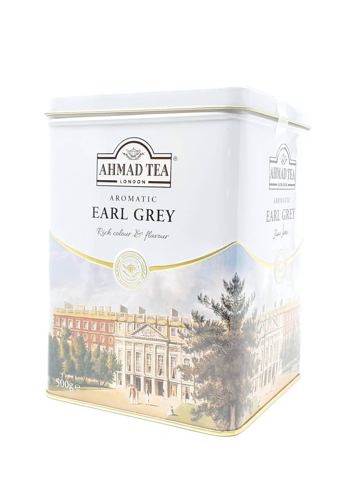 AHMAD AROMATIC EARL GREY TEA CAN 500g