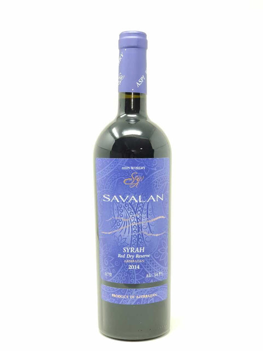 AZERBAIJANIAN-ITALIAN SAVALAN SYRAH RED DRY RESERVE WINE 0.75l