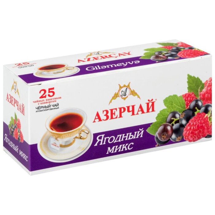 AZERCHAY BERRY MIX FRUIT BLACK TEA 25tb 45g