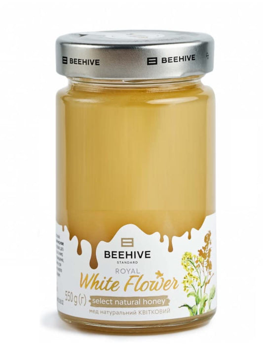 BEEHIVE WHITE FLOWER HONEY 550g