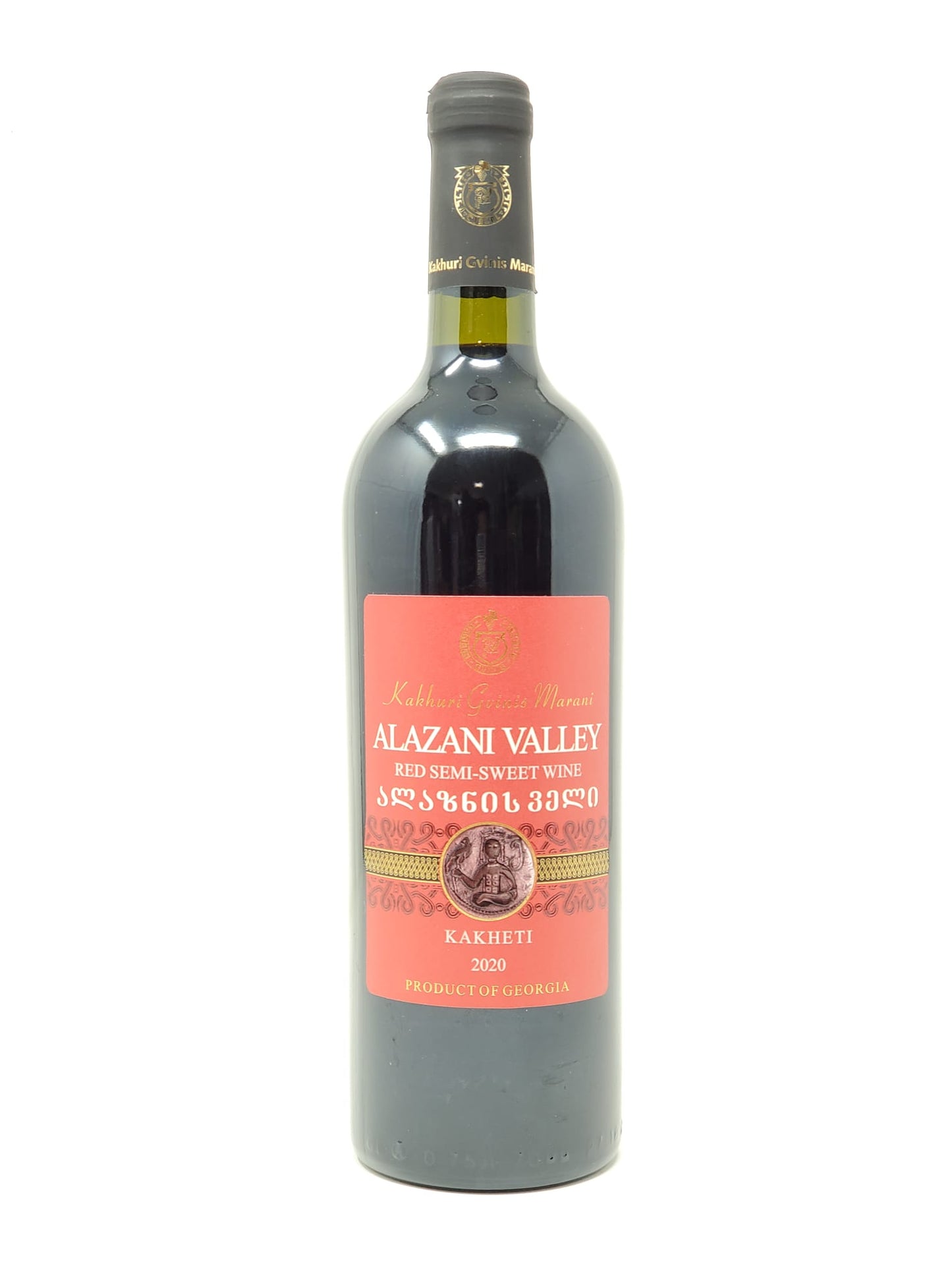 KGM GEORGIAN ALAZANI VALLEY RED SEMI-SWEET WINE 750ml