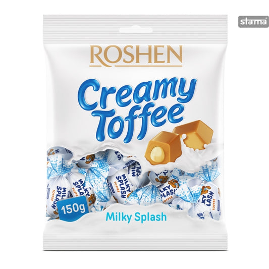 ROSHEN TOFFEE CANDY MILKY SPLASH 150g