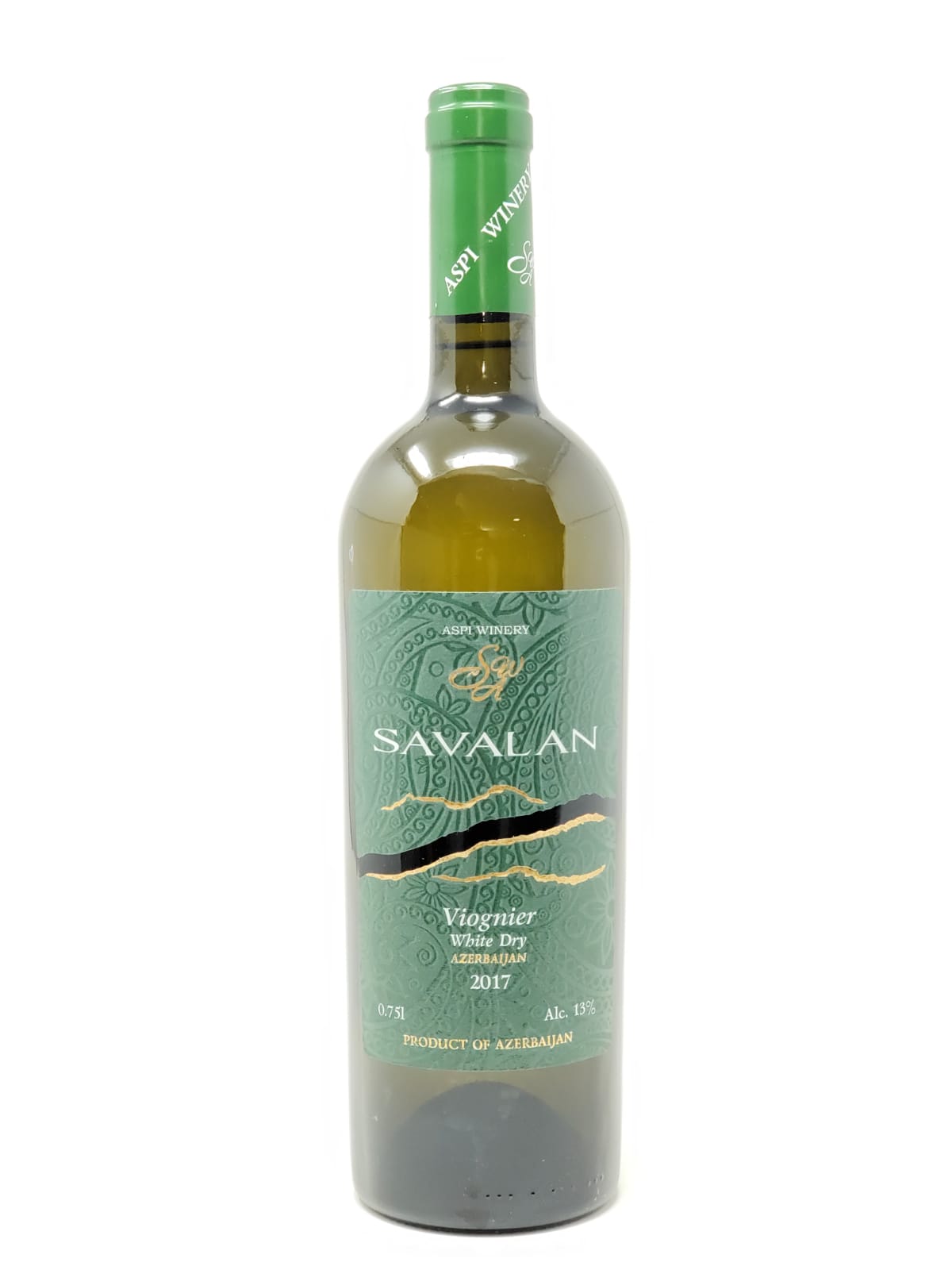 AZERBAIJANIAN-ITALIAN SAVALAN VIOGNIER WHITE DRY WINE 0.75l