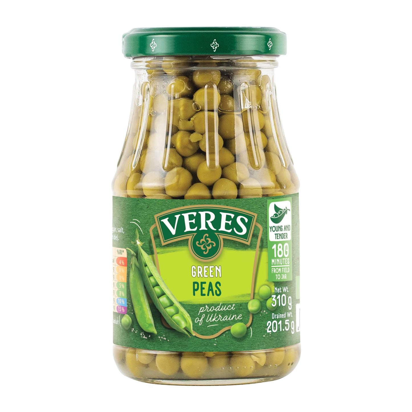 VERES GREEN PEAS 310g